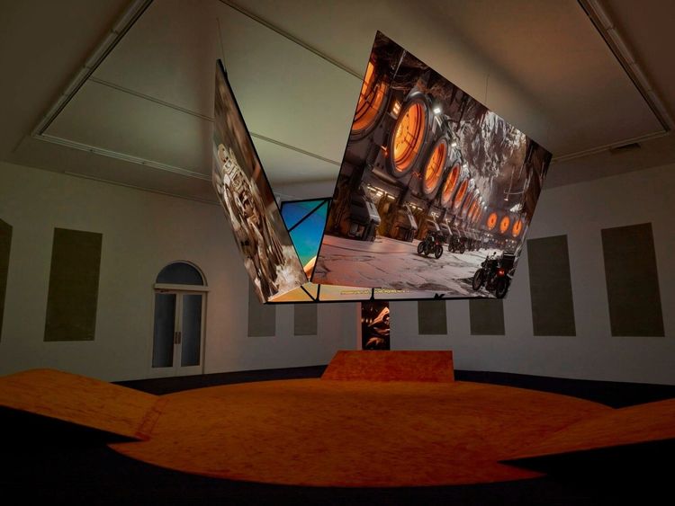 Installation view, Delivery Dancer Codex, MoMA PS1 · 2025 (8)