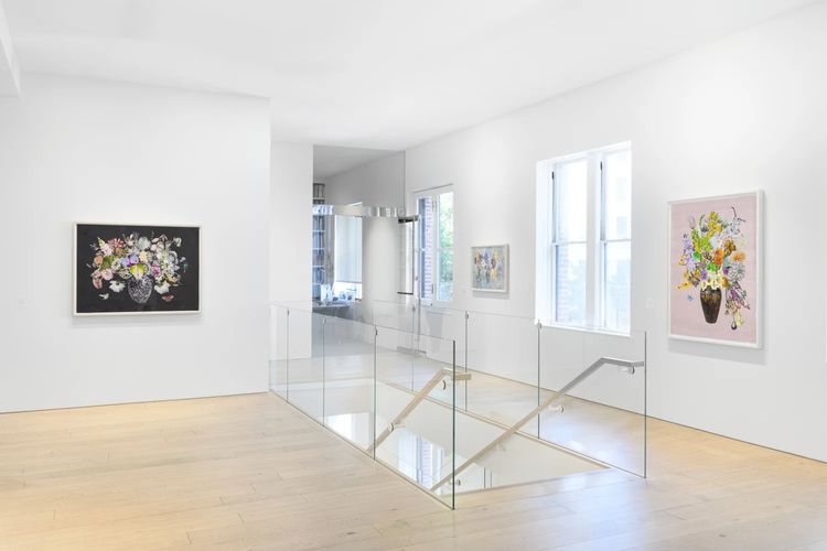 Installation view, Chocolate Cosmos, String of Pearls, Berggruen Gallery · 2025 (3)