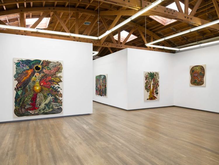 Installation view, Strange Days of a Quiet Sun, Nazarian / Curcio · 2026 (2)