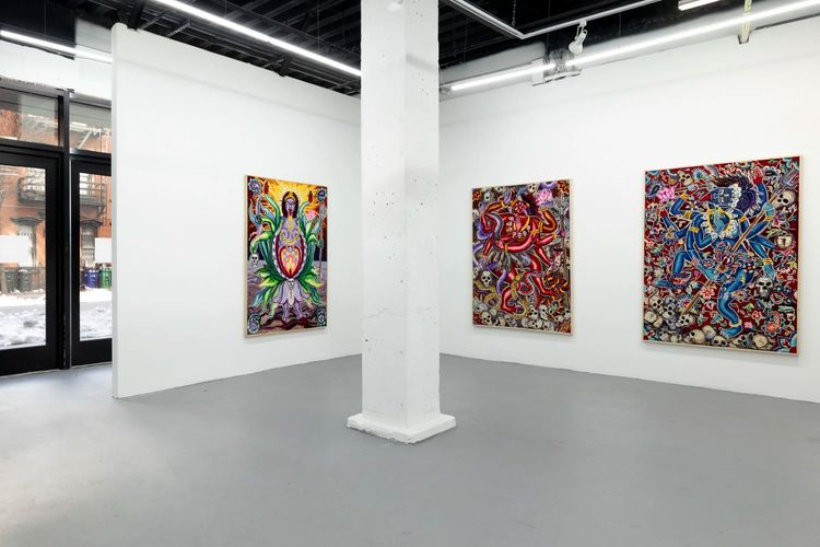 Installation view, Embracing Kali, Ethan Cohen · 2026 (9)