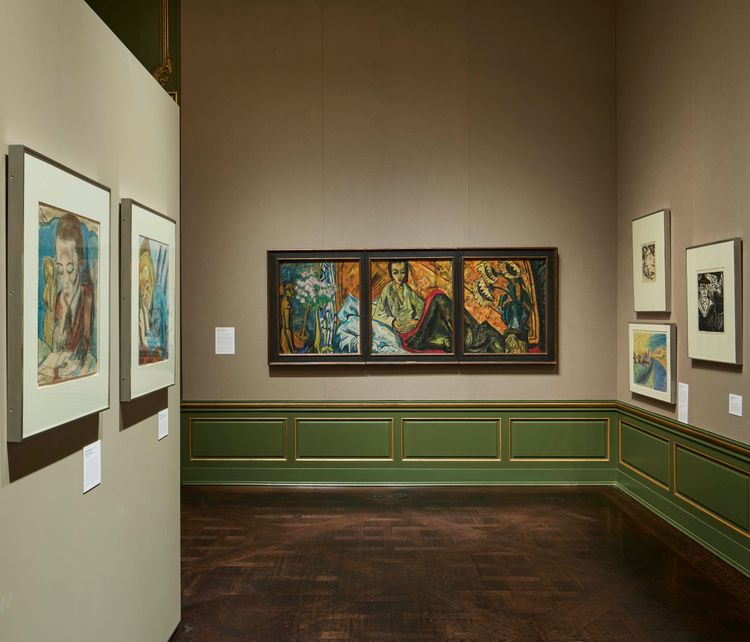Installation view, Erich Hecke, Neue Gallery