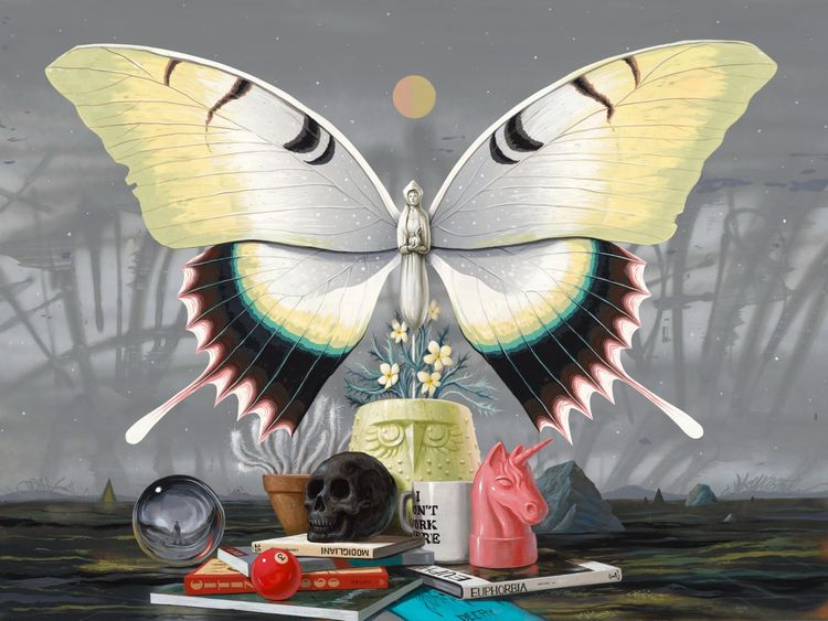 Installation view, Jeff Soto: Shadow, KP Projects