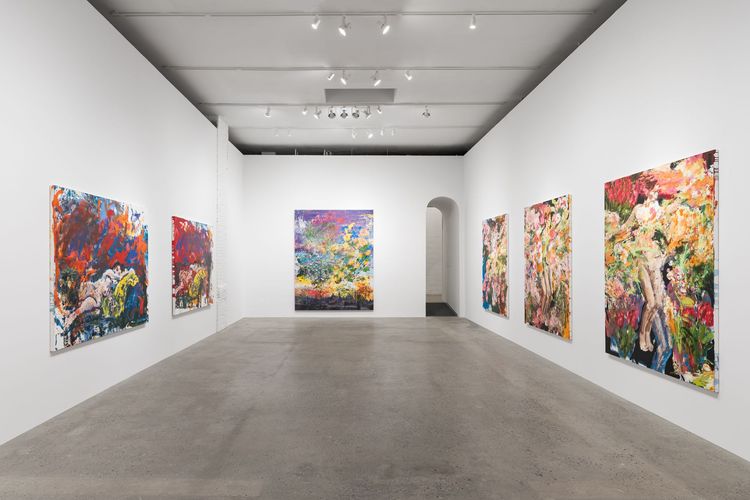 Installation view, Divorce Paintings, Company · 2025 (2)