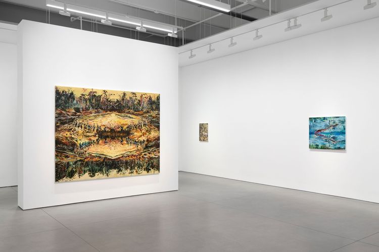 Installation view, The World Tangled in You, David Kordansky Gallery, Chelsea