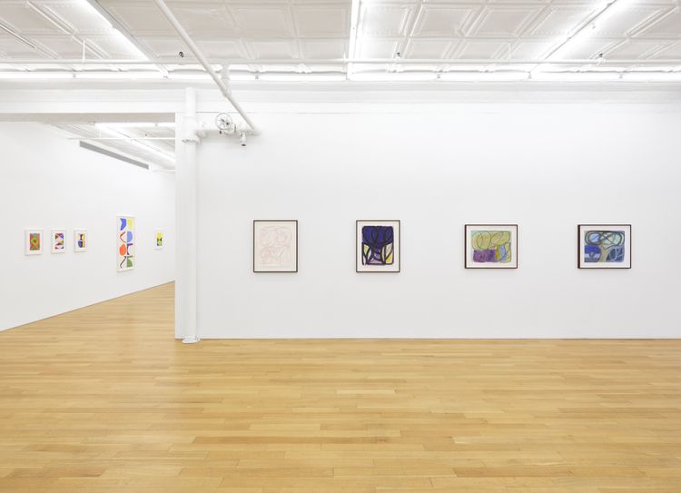 Installation view, Works on Paper: A Survey, Peter Blum · 2026 (4)