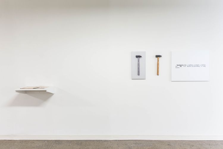Installation view, Joseph Kosuth: I Shall Offer It To You As A Ready-Made Product, Castelli Gallery · 2026 (3)
