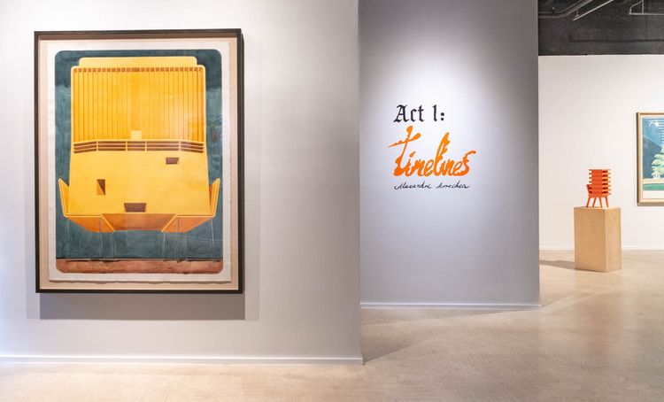 Installation view, Act 1: Timelines, LnS Gallery · 2025 (1)