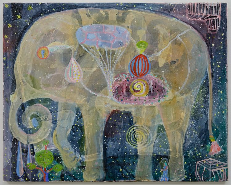 Installation view, Cosmic Zoo, Monya Rowe · 2025 (9)