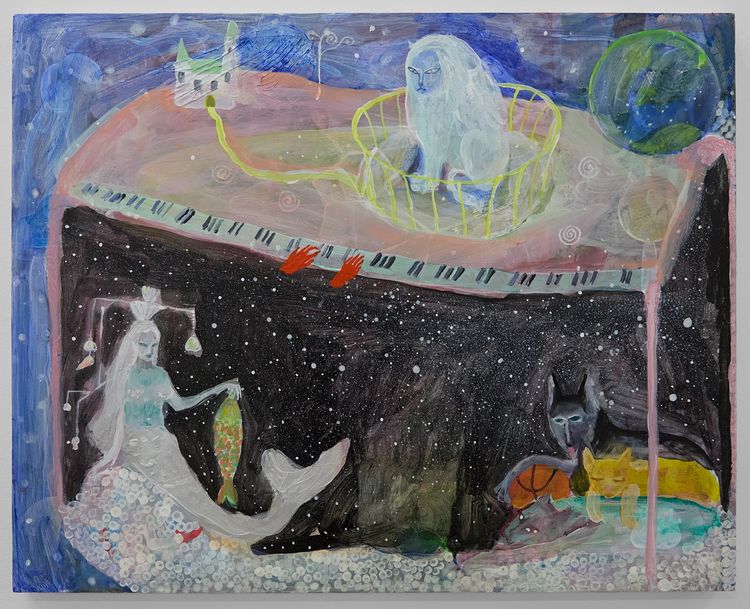 Installation view, Cosmic Zoo, Monya Rowe · 2025 (7)