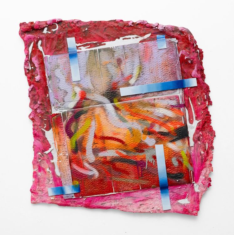 Installation view, Tape Drifts and Figures Reach, Philip Martin Gallery · 2026 (25)