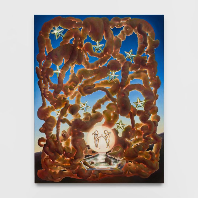 Installation view, Not all Clues are Paintings but All Paintings are Clues, Timothy Taylor, New York · 2025 (3)