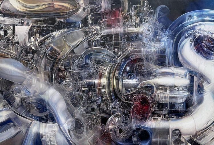 Installation view, Metabolizing Machine, Baert Gallery