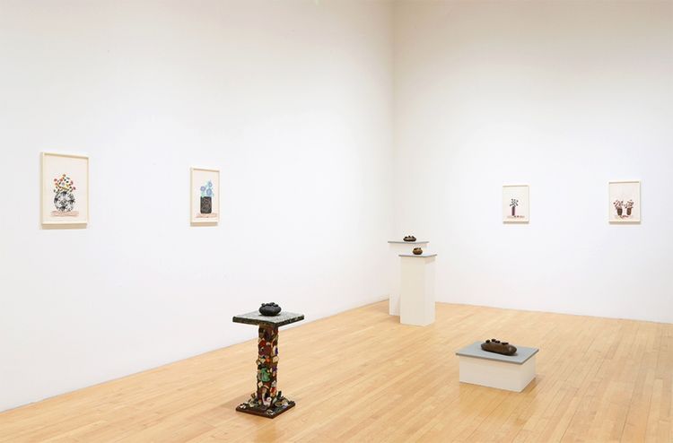 Installation view, Collages & Rockheads, Kerry Schuss Gallery · 2025 (1)