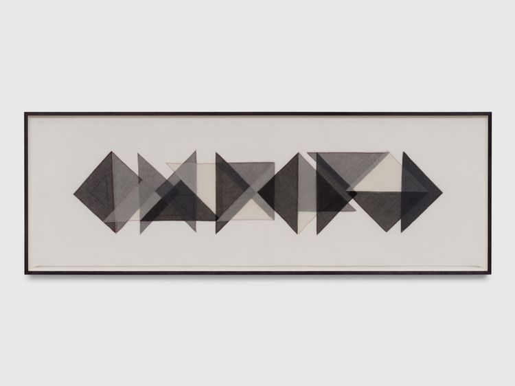 Installation view, Back Stitch, Hoffman Donahue