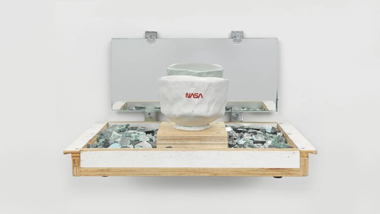 Installation view, A Good Shelf, Thaddaeus Ropac