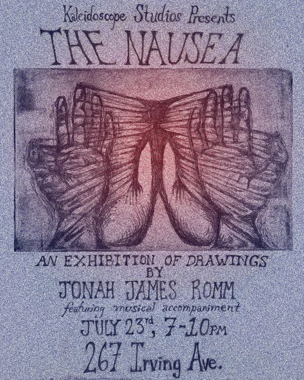 Installation view, The Nausea, Kaleidoscope