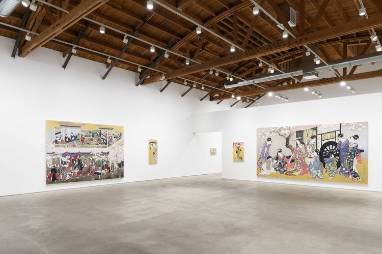 Installation view, Hark Back to Ukiyo-e: Tracing Superflat to Japonisme’s Genesis, Perrotin · 2026 (6)