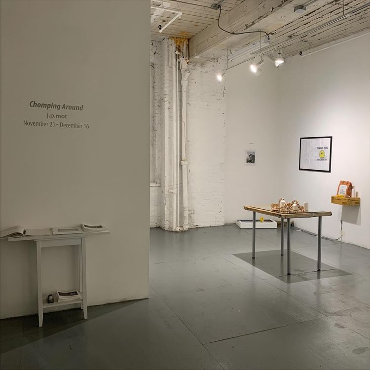 Installation view, Chomping Around, Nars Foundation