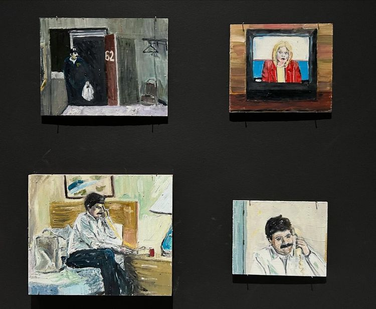 Installation view, The final wife, Participant
