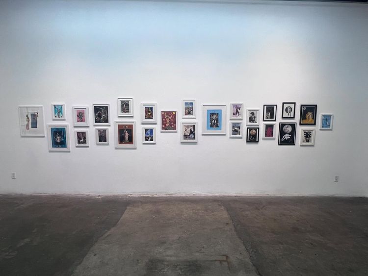 Installation view, 92 Tarot Collages and a Dollhouse, Walter Maciel Gallery · 2026 (9)
