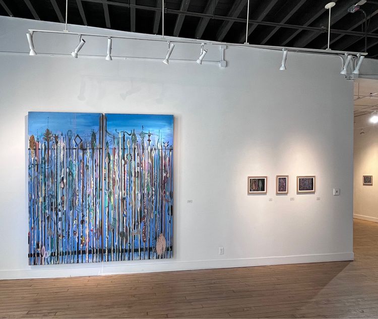 Installation view, Ghosts and Beads, Noho M55 Gallery · 2026 (1)