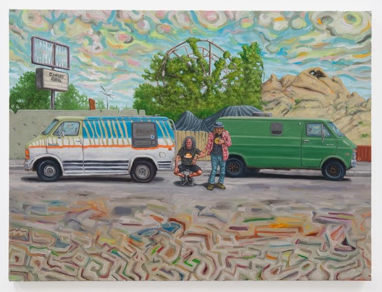 Installation view, Stalking the Good Life, Serious Topics