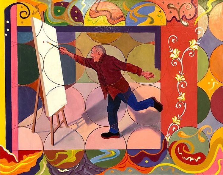 Installation view, Old Painter, New Paintings, First Street Gallery