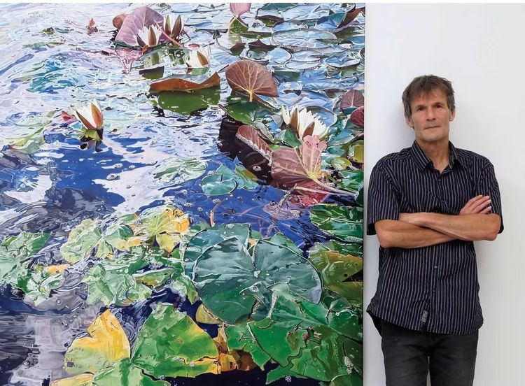 Installation view, Johannes Schramm Recent Paintings, Caldwell Snyder Gallery · 2026 (5)