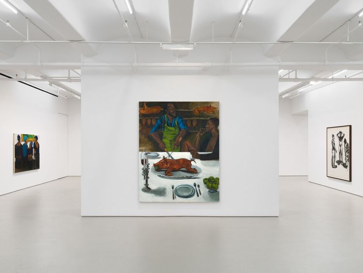 Installation view, Many A Moonlit Caveat, Jack Shainman Gallery, Tribeca · 2026 (1)