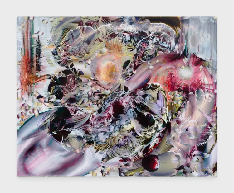 Installation view, Eyelets of Alkaline, Pace