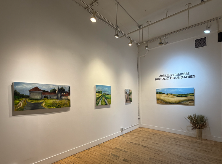 Installation view, Bucolic Boundaries, Noho M55 Gallery · 2025 (1)