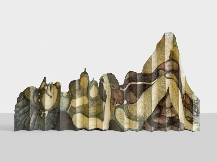 Installation view, The Awake Volcanoes, Institute of Contemporary Art