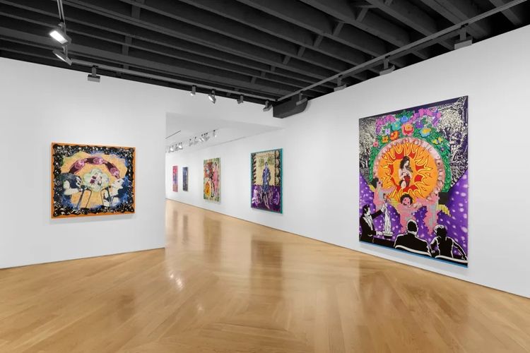 Installation view, Carole Caroompas, Anton Kern Gallery · 2025 (1)