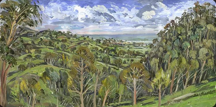 Installation view, Place: Landscape Paintings of Australia & Japan, Noho M55 Gallery · 2026 (7)