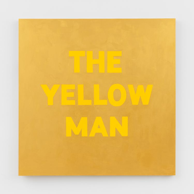 Installation view, The Yellow Man, Magenta Plains
