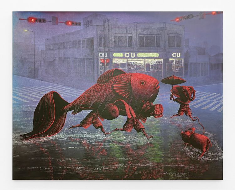Installation view, Prometheus and Pietà, The Hole, Bowery · 2026 (7)