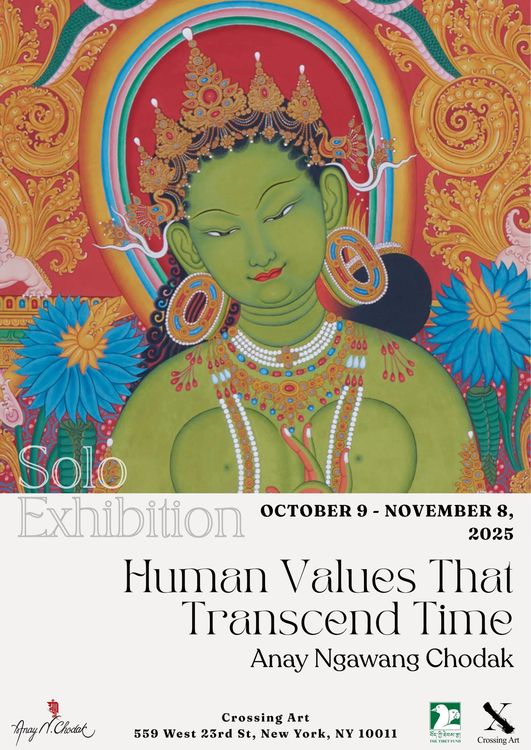 Installation view, Human values that transend time, Crossing Art