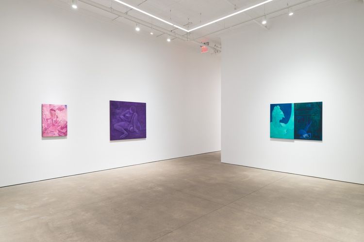Installation view, Paintings Made for Aliens Above, PPOW, 392 Broadway · 2025 (3)