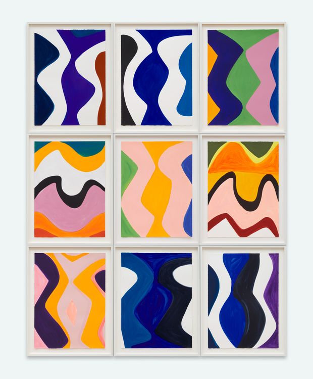 Installation view, Works on Paper: A Survey, Peter Blum · 2026 (16)