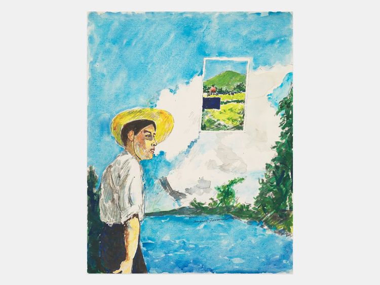Installation view, Works on Paper 1975–1995, Candice Madey Gallery