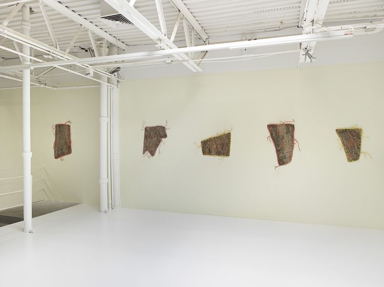 Installation view, Eddie R. Aparicio: Rubberneckers, Jeffrey Deitch, Wooster Street