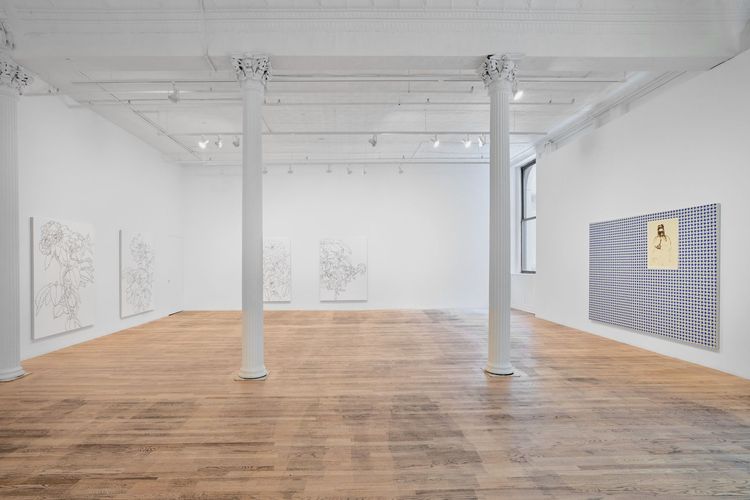 Installation view, Drawings and Paintings, Bortolami, 39 Walker · 2026 (1)