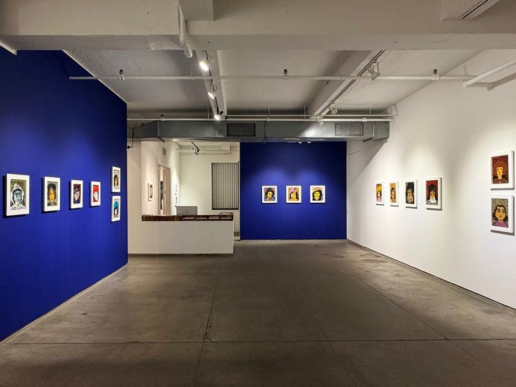 Installation view, A Theater of Faces, Ricco Maresca · 2025 (3)