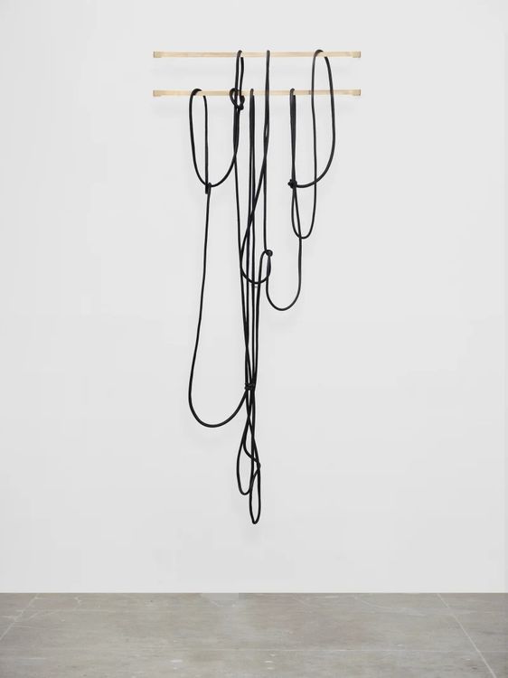 Installation view, discrepancies with W.W. (extended), Marian Goodman · 2025 (3)