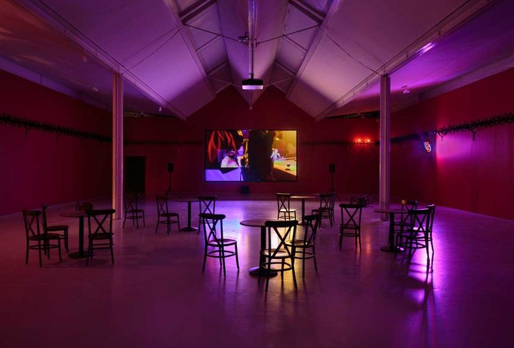 Installation view, The Prince of Homburg, Yerba Buena Center for the Arts