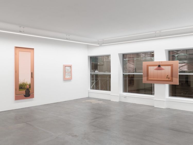 Installation view, Mapping the Middle, Anat Ebgi · 2025 (4)