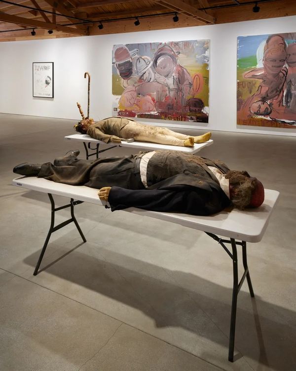 Installation view, CSSC, Coach Stage Stage Coach, A&E, Adolf/Adam & Eva/Eve, Samples, The Journal Gallery · 2026 (10)