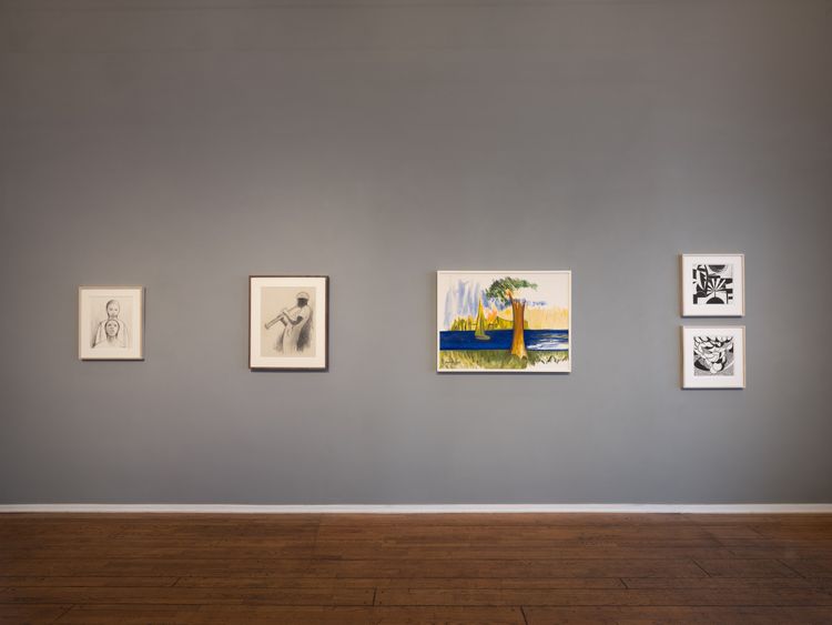 Installation view, The Work is Never Finished: Prints, Drawings, and Paintings, Louis Stern Fine Arts · 2026 (5)