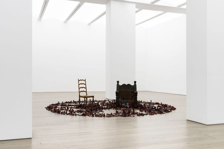 Installation view, Ojo de Agua, Perrotin