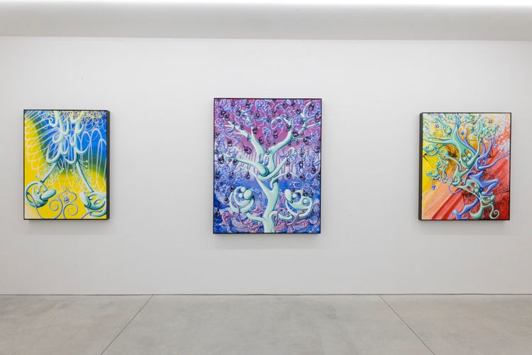 Installation view, Kenny Scharf: ShimiShimiKao!, NANZUKA · 2026 (8)